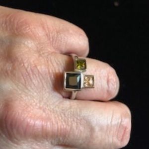 Sterling Silver Amber Ring *NWT*